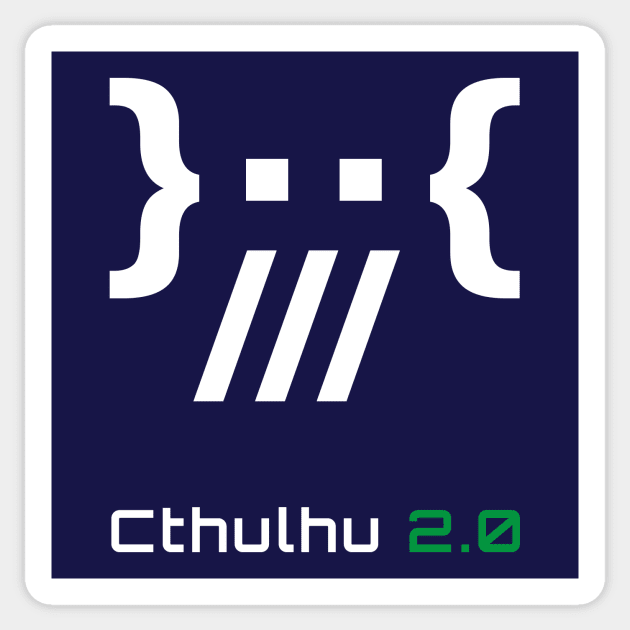 Cthulhu 2.0 Sticker by KOMPLO